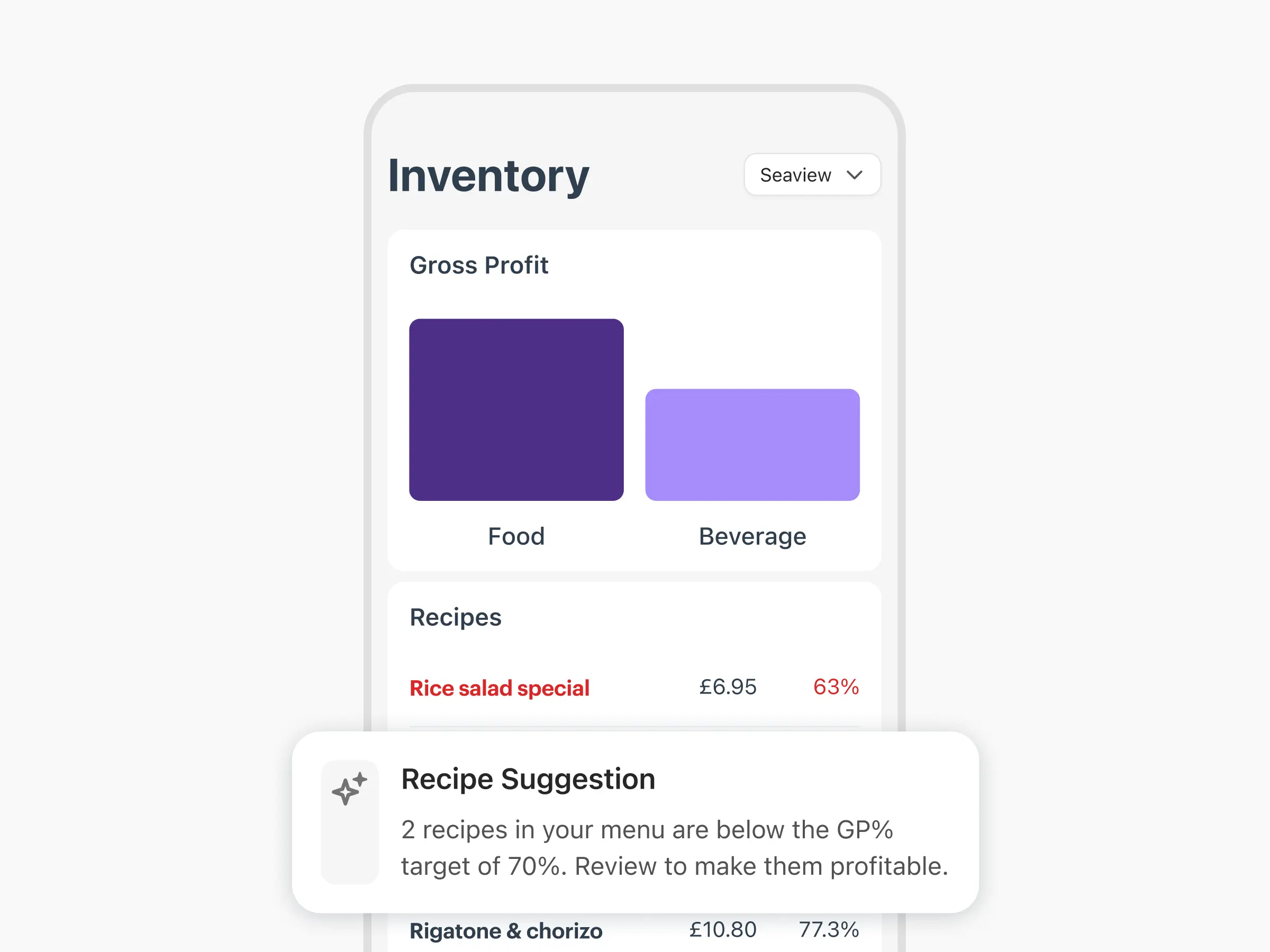 Restaurant Smart menu engineering